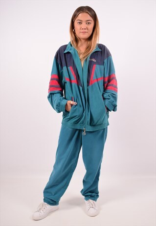 VINTAGE DIADORA VELVET FULL TRACKSUIT LOOSE FIT MULTI