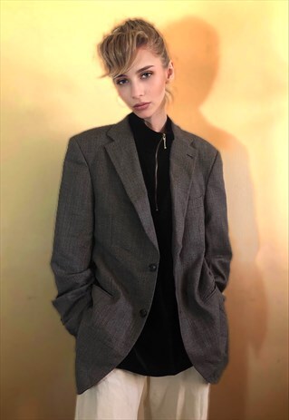 VINTAGE CLASSIC GREY BLAZER