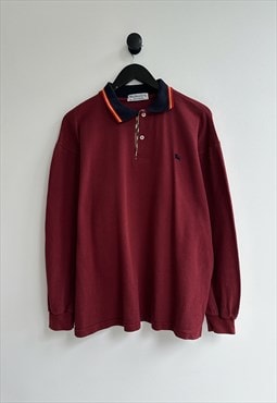 Vintage Burberrys Rugby Longsleeve Polo Shirt