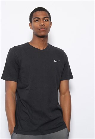 VINTAGE NIKE BIG LOGO T-SHIRT BLACK