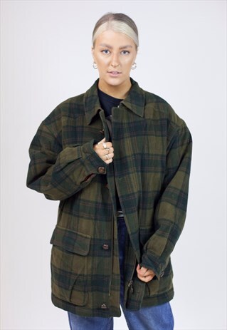 VINTAGE 90'S FLANNEL FLEECE JACKET