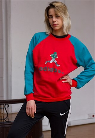 VINTAGE 80' ORIGINAL NEW ADIDAS UNISEX SWEATSHIRT WITH TAGS