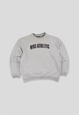 Vintage 00s Nike Embroidered Logo Sweatshirt in Grey