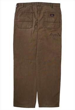 Vintage Dickies Workwear Brown Trousers Mens