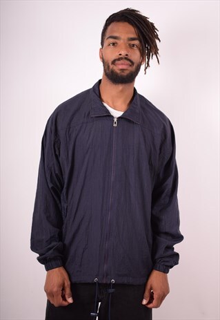CHAMPION MENS VINTAGE TRACKSUIT TOP JACKET LARGE PURPLE 90S