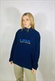 VINTAGE 90S RALPH LAUREN USA EMBROIDERED FLEECE SWEATSHIRT