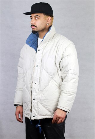 VINTAGE 90S DIADORA REVERSIBLE PUFFER JACKET
