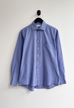 Christian Dior Monsieur Blue Check Shirt