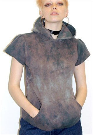 90'S VINTAGE RUSSELL ATHLETIC TIE-DYE HOODIE PUNK GRUNGE TOP