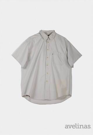 VINTAGE 80S LEVI'S SHORT SLEEVE SHIRT / S3183