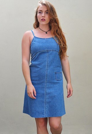 VINTAGE DENIM SUMMER DRESS