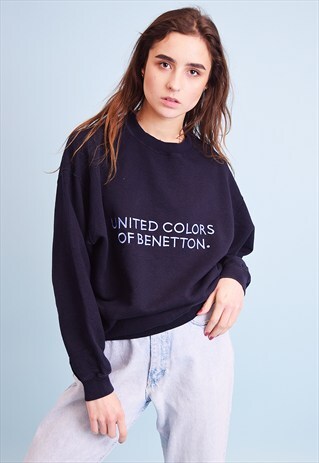 COOL VINTAGE 90'S RETRO NORMCORE OVERSIZED SWEATSHIRT