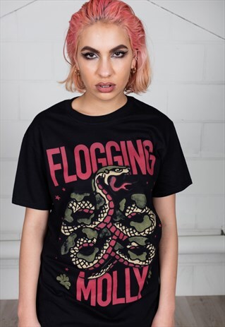 FLOGGING MOLLY COBRA SNAKE UNISEX T-SHIRT