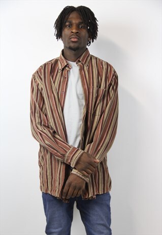 VINTAGE CORD STRIPED SHIRT