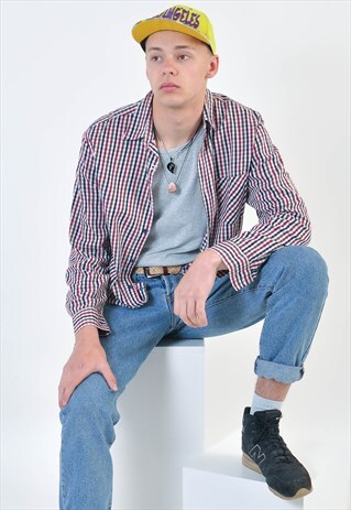 VINTAGE 90'S CHECKED SHIRT