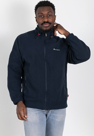 VINTAGE 80S CHAMPION OVERSIZE FLEECE JACKET SP211010