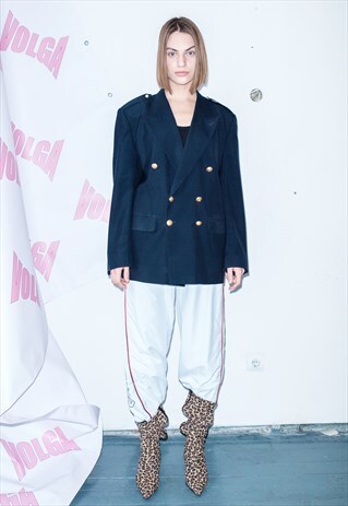 OVERSIZED DOUBLE-BREASTED JACKET / UNISEX