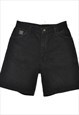 Vintage Black Denim Shorts - W28 L7
