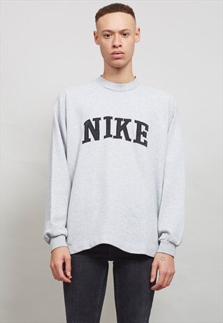 80'S NIKE MARL GREY CLASSIC SWEATER