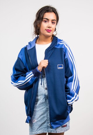 90'S VINTAGE BLUE ADIDAS TRACKSUIT JACKET