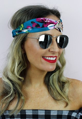 ROUND RETRO MIRROR LENS SILVER FRAME SUMMER SUNGLASSES
