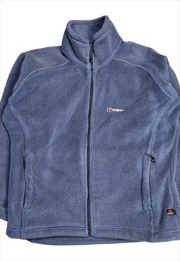Women's Y2K Bergahus Fleece Jacket In Blue Size UK 14