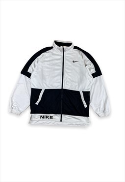 Nike vintage 90s embroidered swoosh logo tracksuit jacket