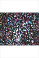 VINTAGE SEQUINED MULTI-COLOUR FESTIVAL TOP - S