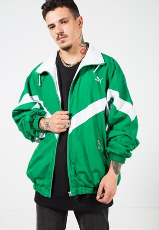 VINTAGE 80S PUMA SHELL SPORT JACKET / S1499