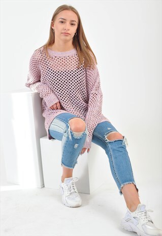 VINTAGE 90'S JUMPER IN PINK