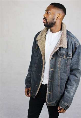 VINTAGE / 80'S / LINED / DENIM JACKET