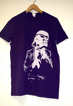 Vintage Y2K Ringspun Starwars Stormtrooper T-shirt Medium