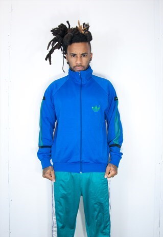 VINTAGE ADIDAS JACKET BLUE