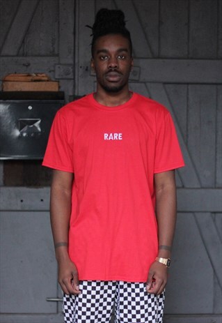 RED OVERSIZED RARE T-SHIRT