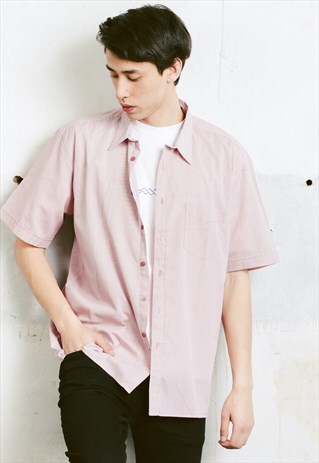 VINTAGE 90S STRIPE PATTERN SHIRT