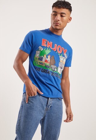 VINTAGE ENJOY THE GREAT OUTDOORS T-SHIRT