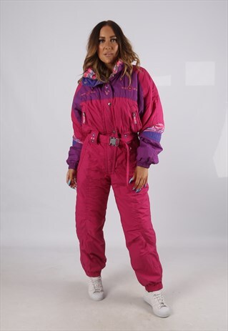 VINTAGE DIADORA FULL SKI SUIT SNOW SPORTS UK S 10 (J2L)