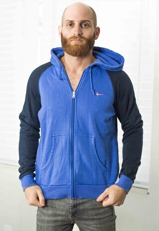 VINTAGE NIKE HOODIE LOGO 90S L 16.6