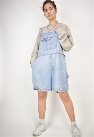 VINTAGE 90'S DENIM DUNGAREES