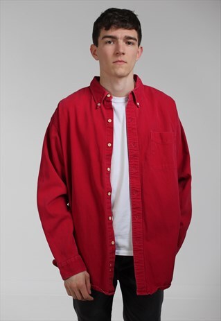 VINTAGE RED WORKER SHIRT