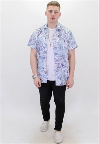 VINTAGE PATTERN FESTIVAL SHIRT