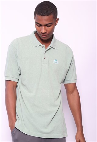 VINTAGE KAPPA LOGO POLO SHIRT GREEN