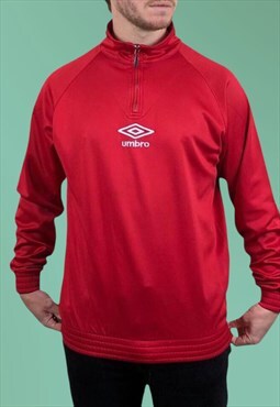 Vintage Umbro Sweatshirt / Pullover Vintage Red Sweatshirt