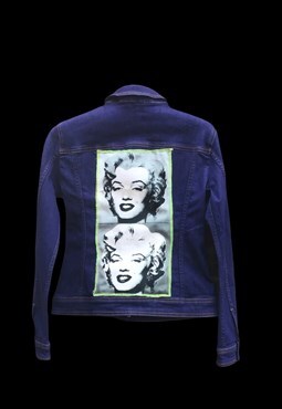 Vintage material Marilyn Munroe denim jacket