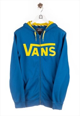 Vintage  vans  Sweatshirt Logo Print Blue/Yellow