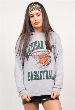 VINTAGE USA T-SHIRT MICHIGAN STATE BASKETBALL