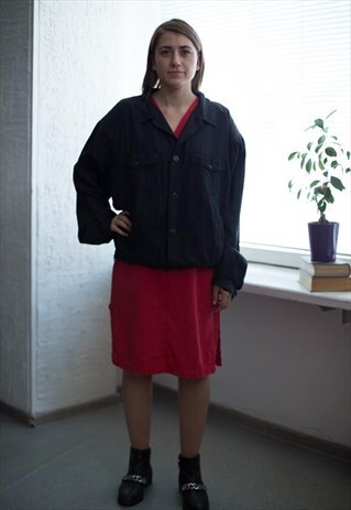 VINTAGE 80'S BLACK JACKET