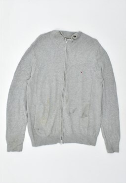 Vintage 90's Tommy Hilfiger Cardigan Sweater Grey