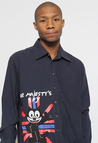 VINTAGE JC DE CASTELBAJAC PRINT SHIRT