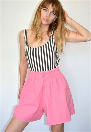 VINTAGE 90S PINK HIGH WAISTED SHORTS